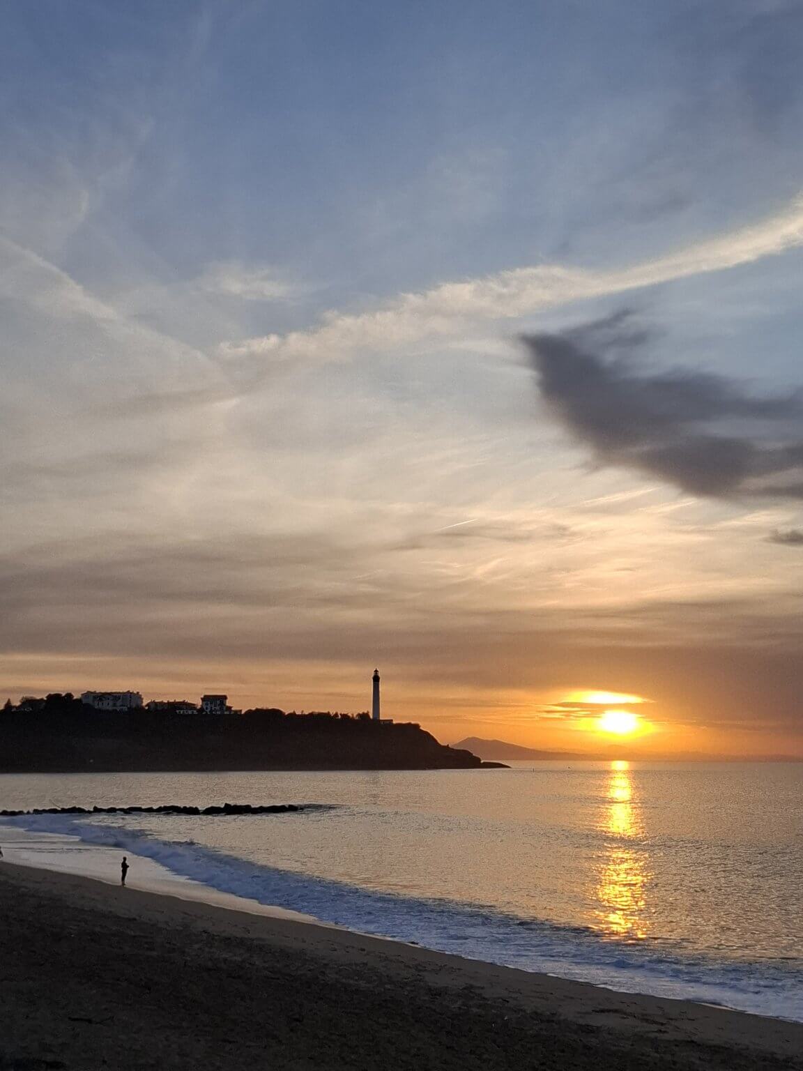 coucher de soleil Anglet